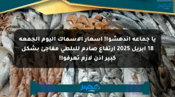 يا جماعة اندهشوا! أسعار الأسماك اليوم الجمعة 18 أبريل 2025 ارتفاع صادم للبلطي مفاجئ بشكل كبير إذن لازم تعرفوا!
